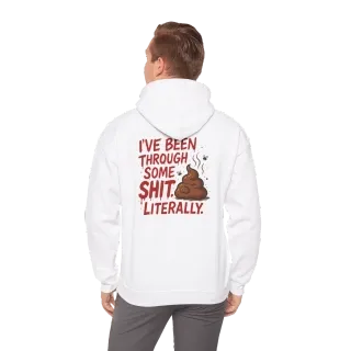 Hoodie 057 Person 4 Back White